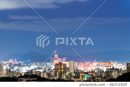 《福岡縣》福岡市夜景(南公園拍攝) 《福岡縣》福岡市夜景(南公園拍攝) 86352809