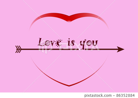 heart on pink abstract background heart on pink abstract background 86352884