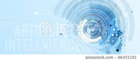 Conceptual technology illustration of artificial intelligence Conceptual technology illustration of artificial intelligence 86355191