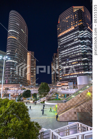 《東京都》品川站/城市夜景 《東京都》品川站/城市夜景 86355355