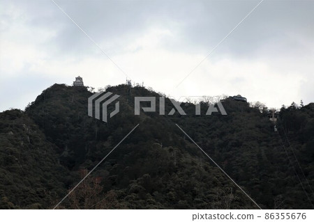 Winter castle town walk 55 (Gifu City: Oda Nobunaga's residence) 86355676