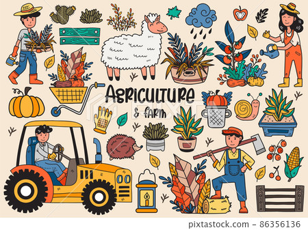farming vector illustration Vector for banner 86356136