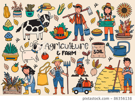 farming vector illustration Vector for banner 86356138