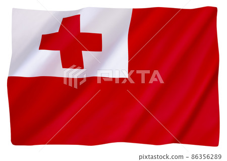 Flag of Tonga. 86356289
