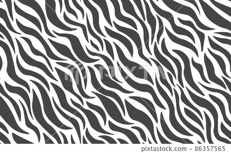 Abstract modern zebra seamless pattern. Animals trendy background. White and black decorative vector stock illustration for print, card, postcard, fabric, textile. Modern ornament of stylized skin Abstract modern zebra seamless pattern. Animals trendy background. White and black decorative vector stock illustration for print, card, postcard, fabric, textile. Modern ornament of stylized skin 86357565