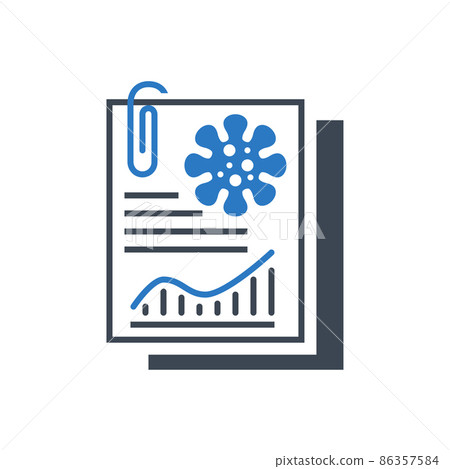 Analysis related vector glyph icon. Analysis related vector glyph icon. 86357584