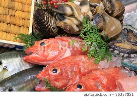 Assorted seafood 86357821