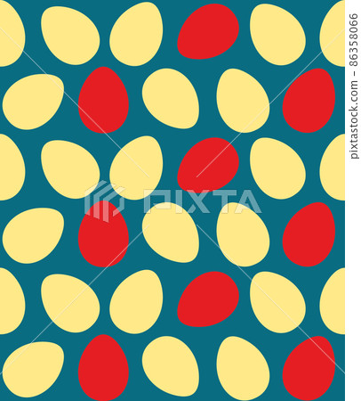Easter colorful painted eggs seamless art pattern - Stock Illustration ...