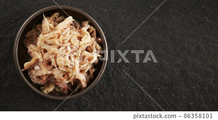 Saeu-jeot Korean small shrimp salted Korean ingredients Saeu-jeot Korean small shrimp salted Korean ingredients 86358101