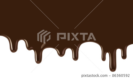 Chocolate illustration real background 86360592