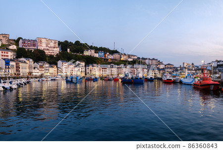 Luarca, Asturias, Touristic destination Spain, Europe. Luarca, Asturias, Touristic destination Spain, Europe. 86360843