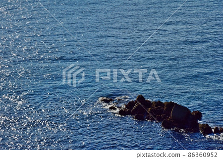 Cape Tachimachi view Tsugaru Strait 86360952