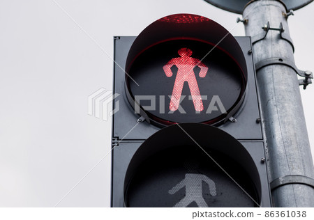 red stop signal red stop signal 86361038