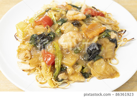 Delicious Gomoku Ankake Yakisoba Delicious Gomoku Ankake Yakisoba 86361923