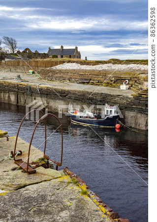 Castletown Harbor - Caithness - Scotland 86362598