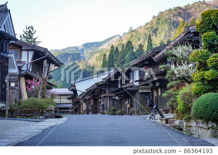 Beautiful streets of Nakasendo Tsumagojuku (Nagiso Town, Kiso District, Nagano Prefecture) Beautiful streets of Nakasendo Tsumagojuku (Nagiso Town, Kiso District, Nagano Prefecture) 86364193