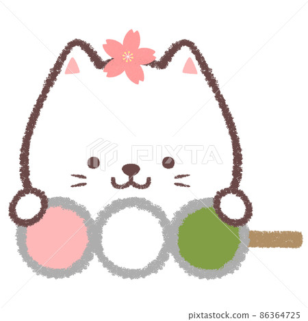 白貓三色餃子 86364725