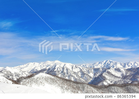 白山國立公園 白山別山雪景 白山國立公園 白山別山雪景 86365394