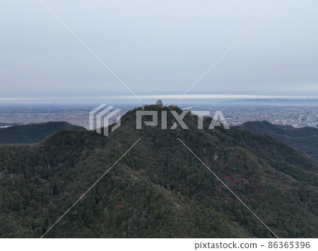 岐阜城、金華山、岐阜市周邊風景、無人機航拍 岐阜城、金華山、岐阜市周邊風景、無人機航拍 86365396