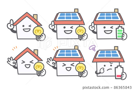 關於家庭和電力的面部表情 86365843