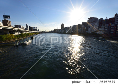Tokyo Sumida River scenery (2021) Tokyo Sumida River scenery (2021) 86367615