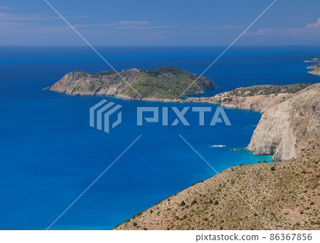 Asos village on Kefalonia Asos village on Kefalonia 86367856