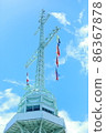 Harbourland燈塔和藍天 86367878