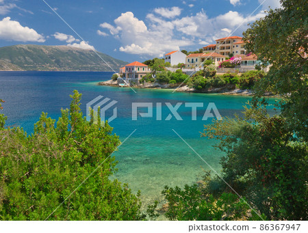 Fiscardo village on Kefalonia 86367947