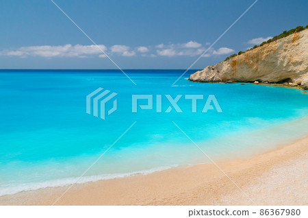 Porto Katsiki beach at Lefkada island Porto Katsiki beach at Lefkada island 86367980