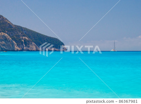 Porto Katsiki beach at Lefkada island Porto Katsiki beach at Lefkada island 86367981