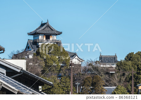 《愛知縣》犬山市犬山城犬山城下町 86368121