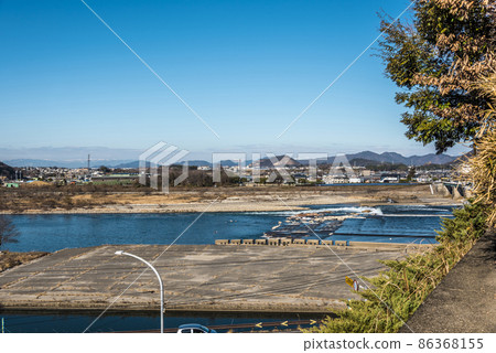 《愛知縣》犬山市木曾川 86368155