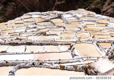 Salt Mines of Maras in Peru Salt Mines of Maras in Peru 86369638