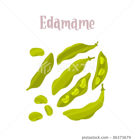 Healthy nutrition product. Fresh tasty edamame soya beans. Healthy nutrition product. Fresh tasty edamame soya beans. 86373679