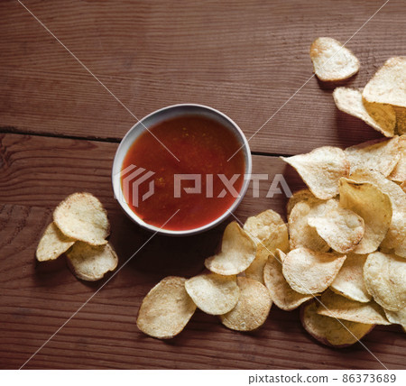 Corn sticks on wooden background 86373689