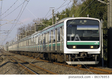 [JJ] Joban Line E501 Series Train (Local Train: Ueno⇔Tsuchiura) 86376953