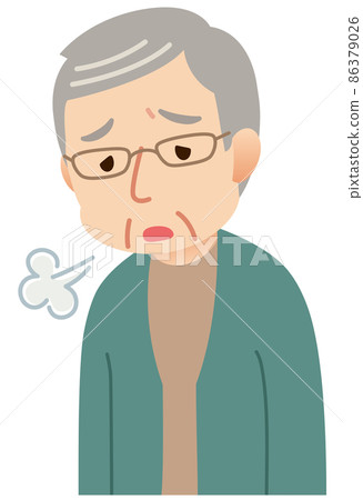 抑鬱的老年男性抑鬱症 抑鬱的老年男性抑鬱症 86379026