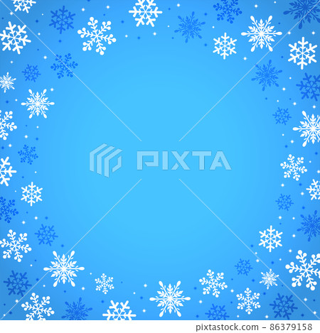 Winter, snowflakes, background material Winter, snowflakes, background material 86379158