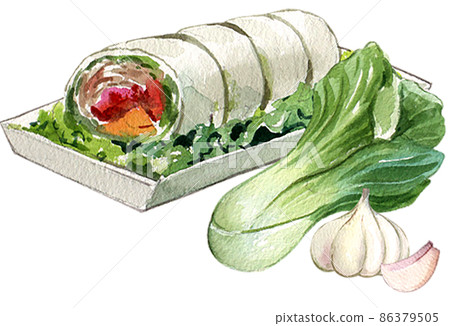 Singapore food traditional watercolor clipart png Singapore food traditional watercolor clipart png 86379505