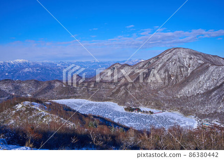 從山頂眺望北側（黑飛山、黑衣山、冰凍大沼、赤城神社等） 86380442