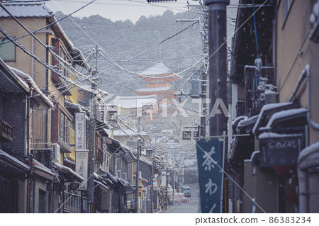 茶碗坂的雪景 茶碗坂的雪景 86383234