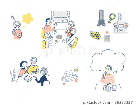 Senior life scene image set 86383327