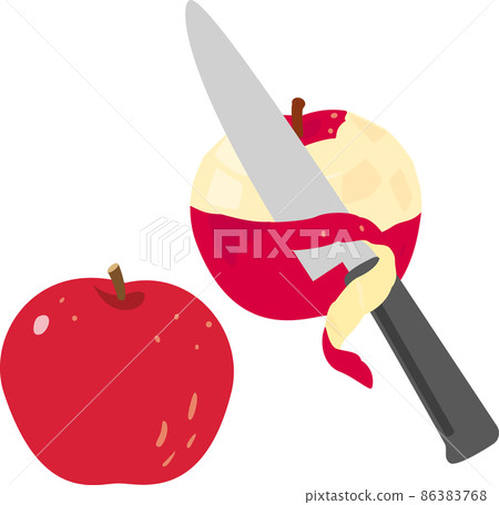 蘋果用菜刀削皮 86383768