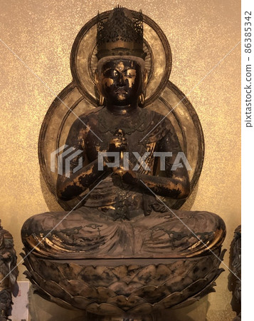 仁肉泉圓成寺大日如來木座像 86385342