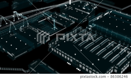 Industrial technology concept. Industry 4.0 86386246