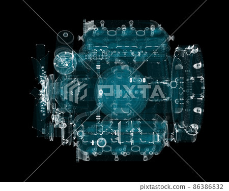 3D rendering, Holographic Particle engine 86386832