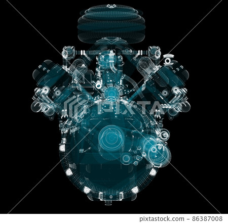 3D rendering, Holographic Particle engine 3D rendering, Holographic Particle engine 86387008