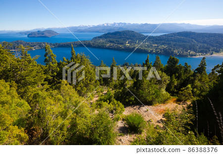 Lago Nahuel Huapi and Cerro Campanario Lago Nahuel Huapi and Cerro Campanario 86388376