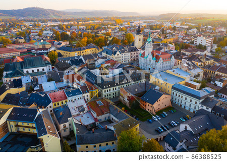 Panoramic view of Sumperk 86388525