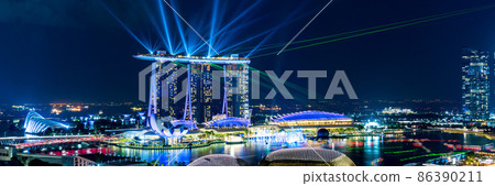 [Singapore] Marina Bay Sands Laser Show Banner Image 86390211